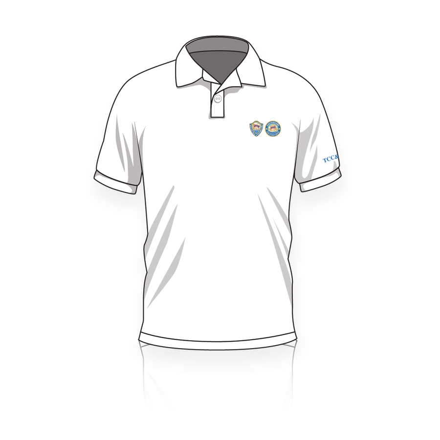 เสื้อโปโล TCC สีขาว